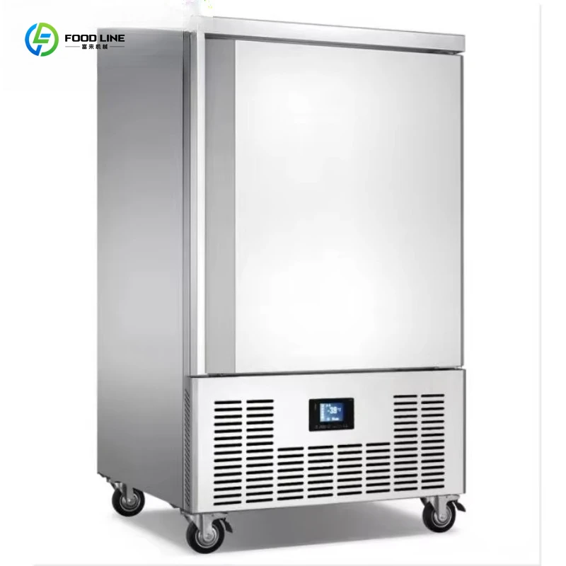Customized Commercial 10 Tray Impact Freezer Ice Cream Blast Flash Freezer Air Plate Chiller