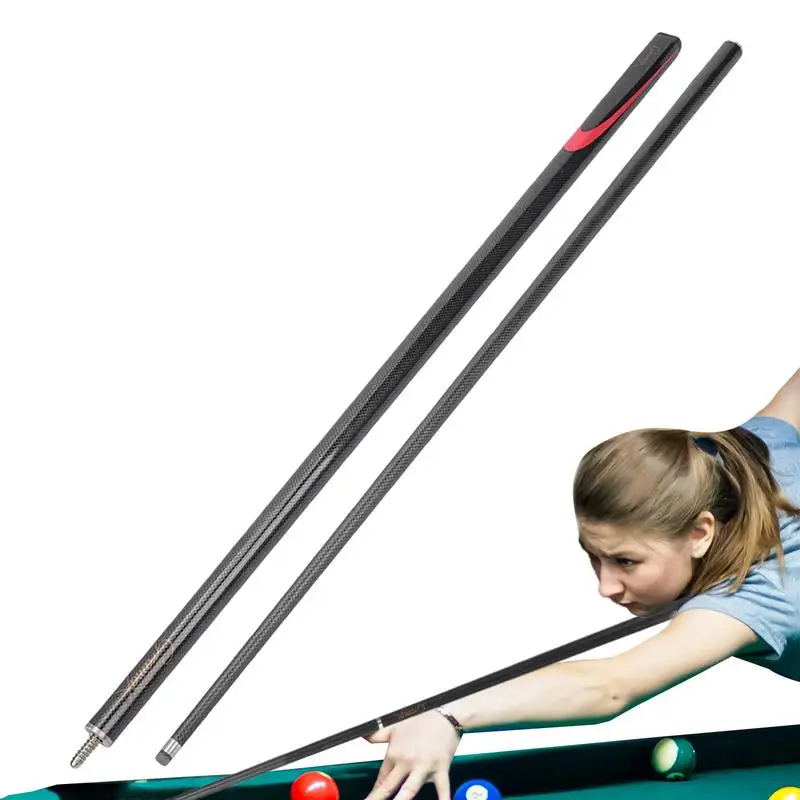 Pool Cue Stick Carbon Fiber Billiard Sticks Small Head Pool Cue Low Deflection Pool Sticks For Billiard Enthusiasts