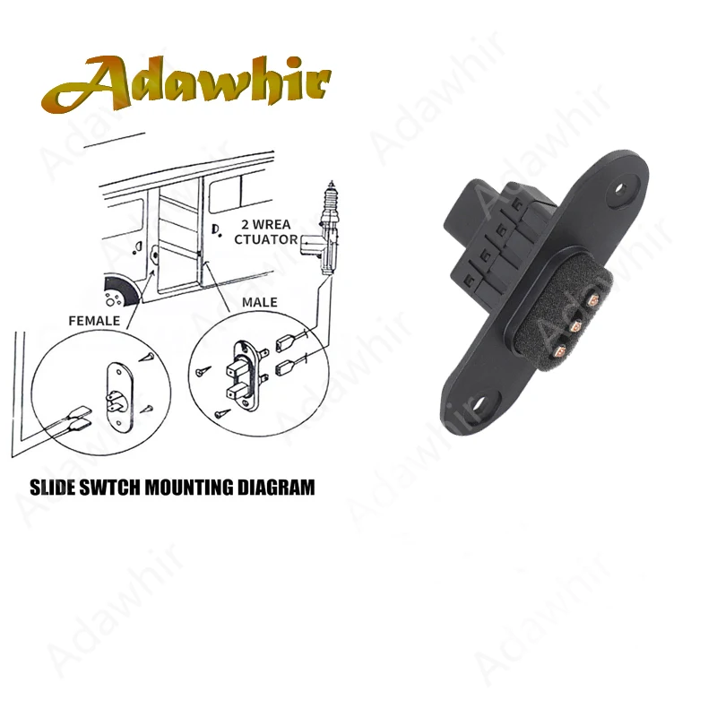 Sliding Side Door Contact Limit Switch for Ford Transit MK6 MK7 Custom JK2T14A658BA 1800639 2318418 2C1T14A658AE