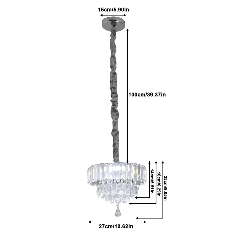 Imagem -06 - Lâmpadas de Teto Elegantes para Decoração de Casa Luzes Pendentes Luminária Suspensa para Quarto Sala de Estar Lustre de Luxo