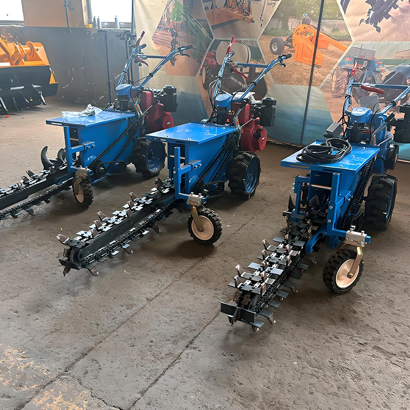 Trench Digger Machine Compact Trencher for Garden Water Pipe Installation Irrigation System Farm Construction Utility Work Use