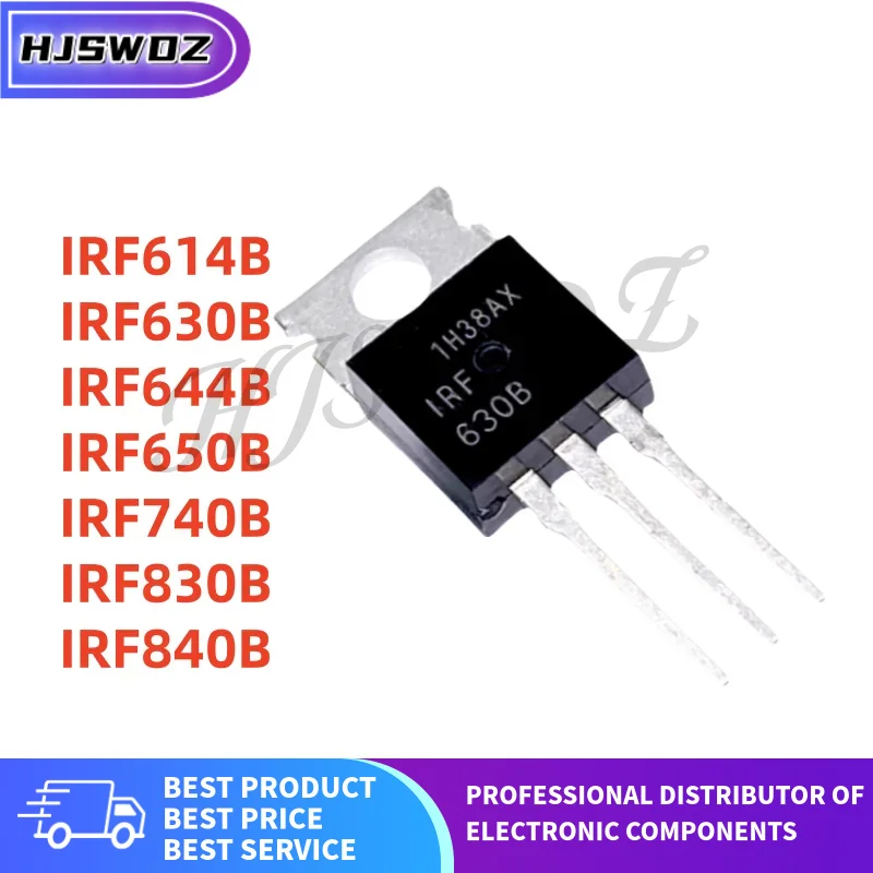 10PCS IRF644B IRF630B IRF614B IRF840B IRF740B IRF650B IRF830B TO-220 MOSFET Transistor Brand New In Stock