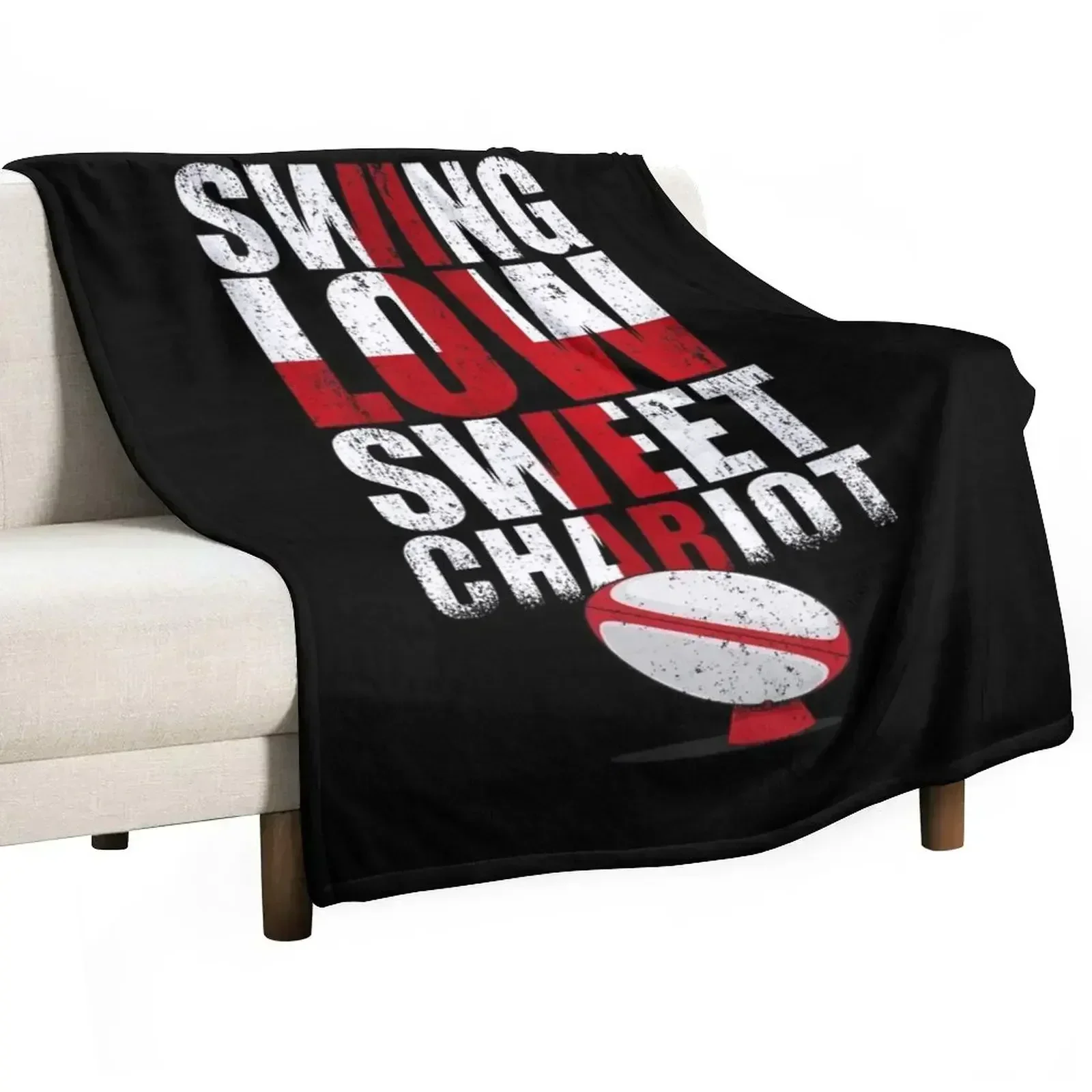 Swing low sweet chariot Throw Blanket funny gift Summer warm for winter cosplay anime Tourist Multi-Purpose Blankets