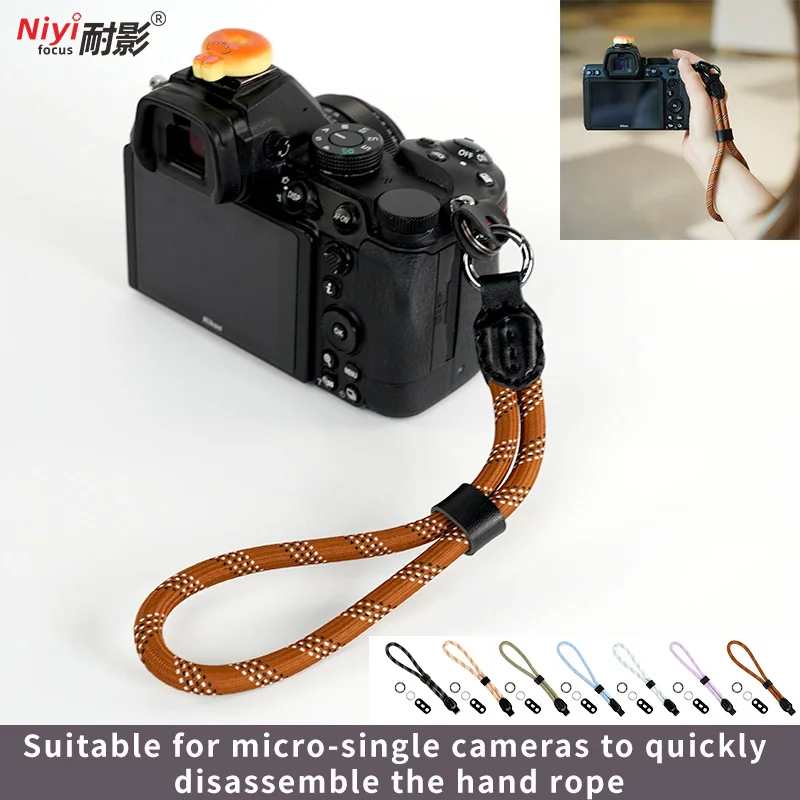 

camera wrist quick release strap camera hand strap portable for micro-single cameras canon g7x mark iii sony zve10 fujifilm xm5