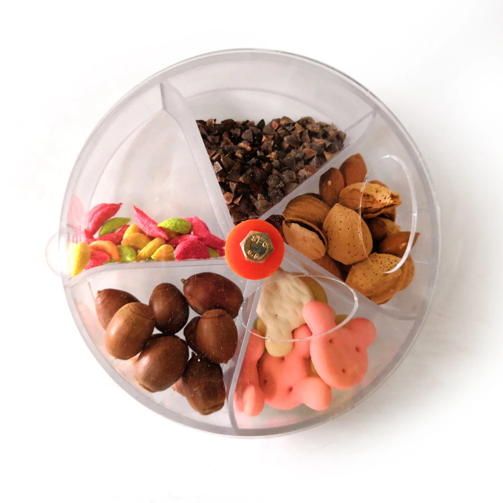 عجلة علف للببغاوات الكبيرة ، حاوية بذور ، محمولة للببغاء ، كوكاتيل ، وجبات خفيفة قفص الطيور ، ألعاب علف الطيور