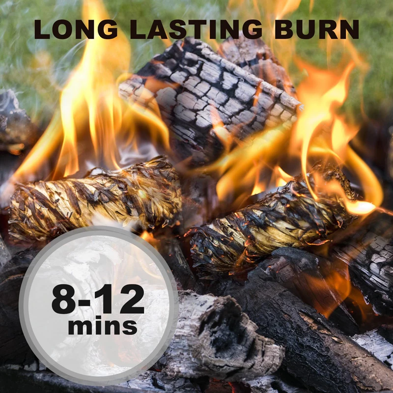 20/40/60pcs Natural Fire Starter,Wax Wood Stick,Suitable for Campfires 3