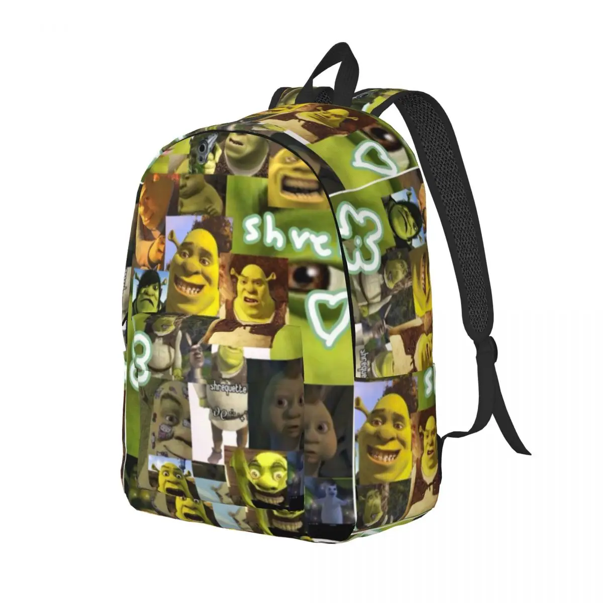 حقيبة ظهر Shrek Cool خفيفة الوزن للطلاب والمشي لمسافات طويلة والسفر للرجال والنساء حقيبة كتف للكمبيوتر المحمول
