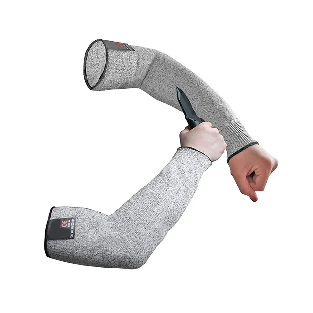 Breathable Protective Sleeves For Work Lightweight Protective Gear HPPE Cut-resistant Sleeves Versatile Usage Scenarios