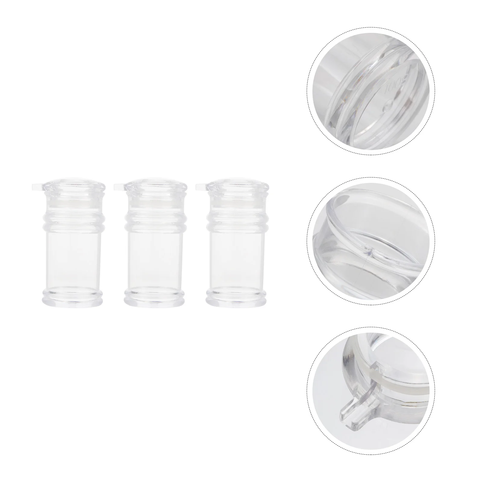 

3Pcs Olive Oil Bottle Seasoning Pot High Grade Material Condiment Container for Kitchen Use Olive Oil Bottle Seasoning Pot
