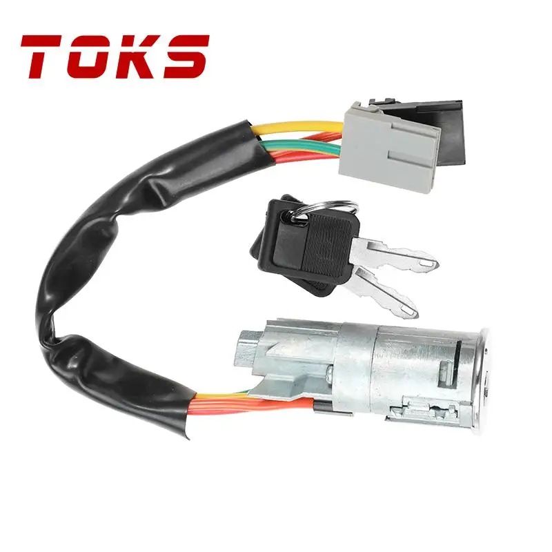 

7700765533 256419 Ignition Barrel Lock Switch with 2 Keys for Nissan Primastar Opel Vivaro Renault Trafic Vauxhall Vivaro Toks