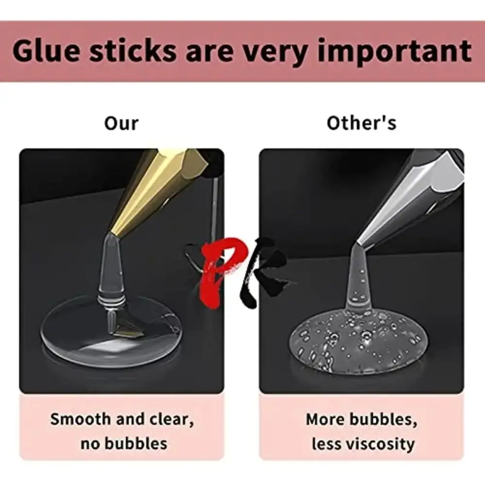 20Pcs Durable Transparent Hot Melt Glue Sticks Strong Adhesion EVA EVA Glue Sticks Flexible Adhesive Glue Rods Craft Supplies