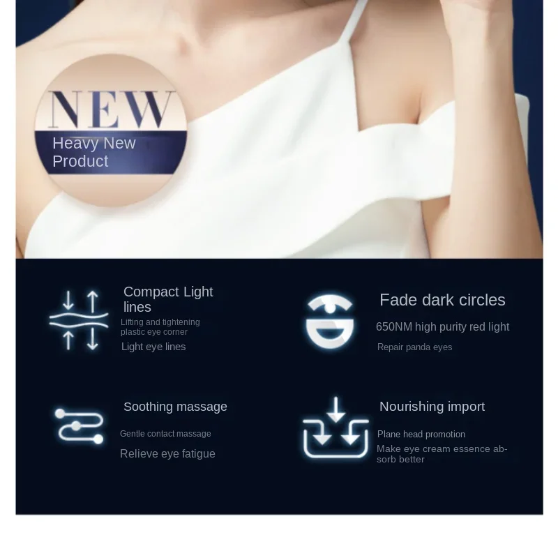 Gratis Verzending Eye Verfraaiing Instrument Eye Lifting Licht Lijnen Verstevigende Oog Schoonheid Anti-Aging