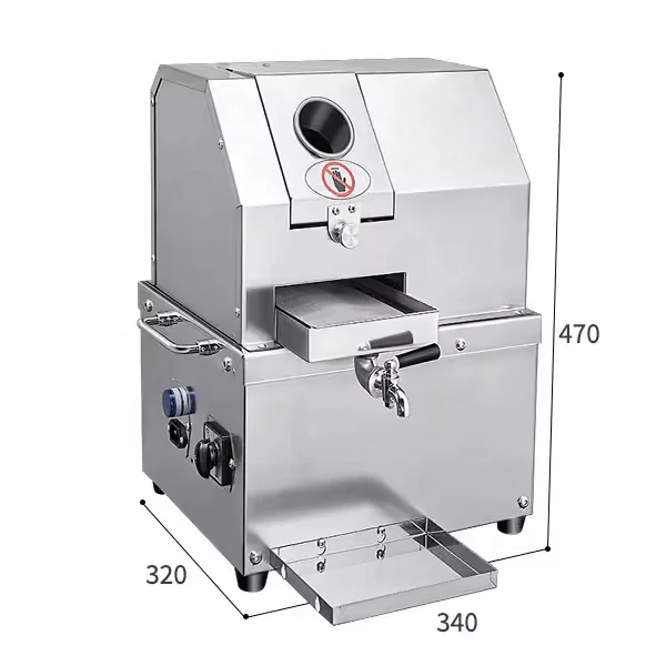 Commercial Sugarcane Juicer Machine New Bamboo Cane Electric Desktop Automatic with Core Motor Component for R