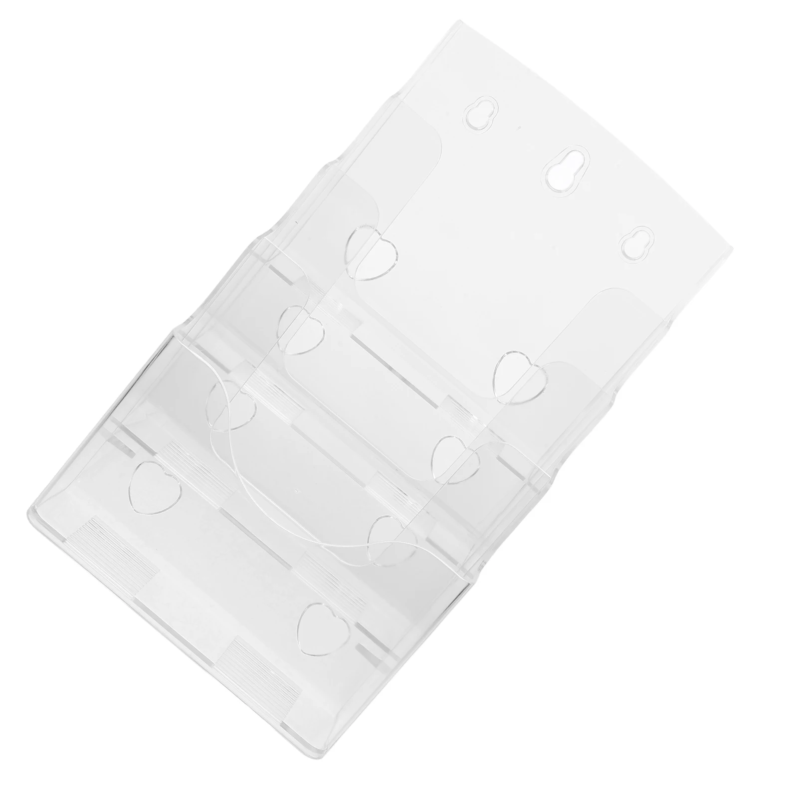 

1pcs A5 Wall Mount Brochure Display Stand Magazine Rack Transparent Literature Holder Document Organizer Flyer Stand Pamphlet