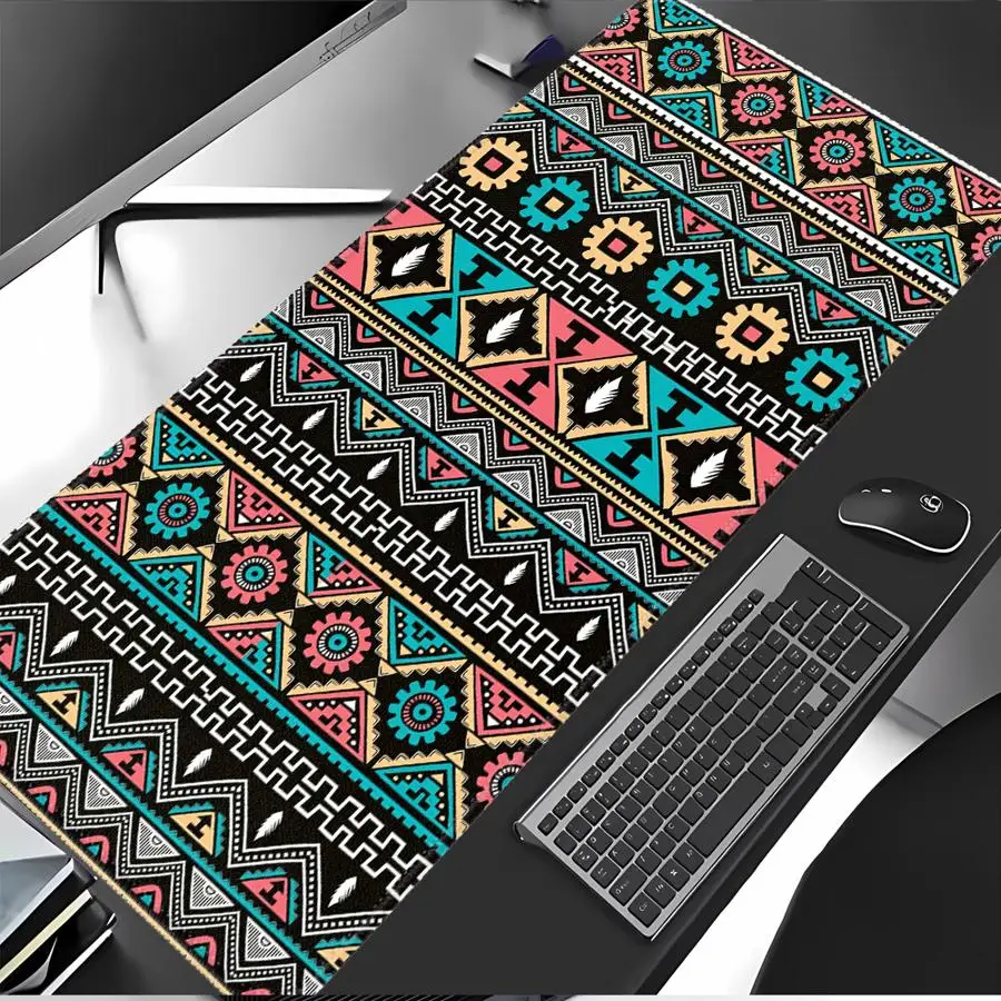 

Retro Bohemian Style Anti slip Mouse Pad office Pad Game Console Pad Keyboard Mouse Pad Computer Laptop Pad Desk accessories