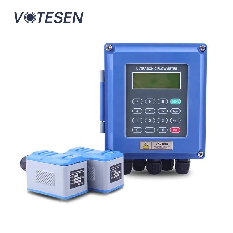 Ultrasonic Flow Meter with plug in ultrasonic insertion sensor,RS485 portable water ultrasonic flow meter