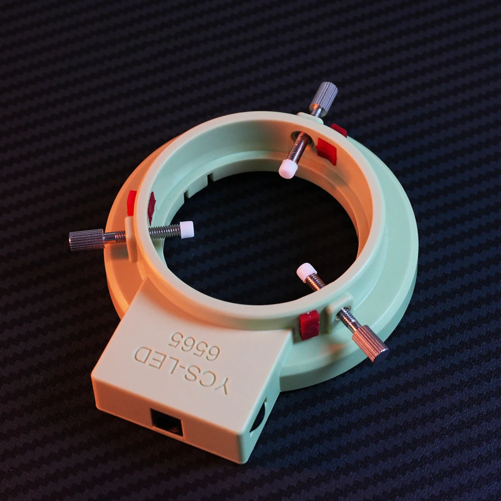 

Microscope 144 LED ring light adjustable brightness light source with antiscratch rubber for microscope and camera illumination