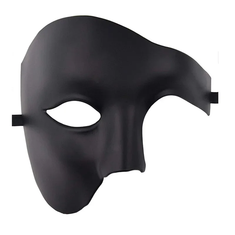 Halloween Steampunk Phantom Masquerade Cosplay Mask ABS Plastic Half Face Men/Women Punk Carnival Costume Props