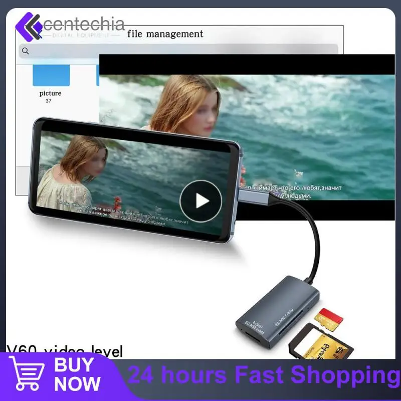 RYRA 2 In 1 SD/TF Memory Card Reader 4.0 Type C To SD/TF Reader For Macbook PC Laptop Mobile Phone Accessories USB-C HUB