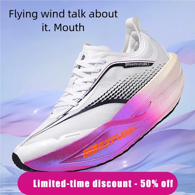 

Running Shoes Carbon Board Speciality Marathon Men Sports Breathable Lightweight Women's Comfortable Athletic Nonskid Sneakers