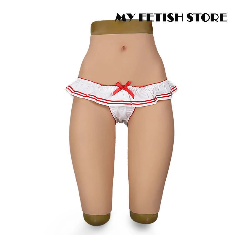 

Силиконовое нижнее белье для косплея 6-го поколения, размер S, брюки до колена с искусственной вагиной для трансвеститов, мужской и женский Tranvestismo