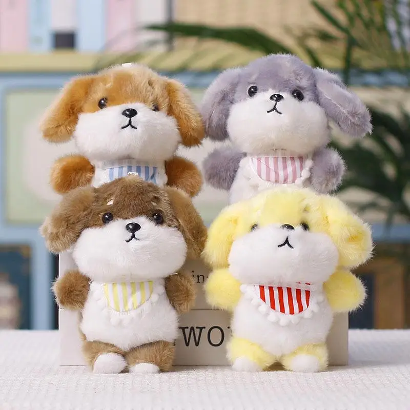 Soft Fluffy Plush Keychain 1Pcs with Heart Pendant Delicate Bag Accessory for Backpack School Bag Girls Birthday Gift