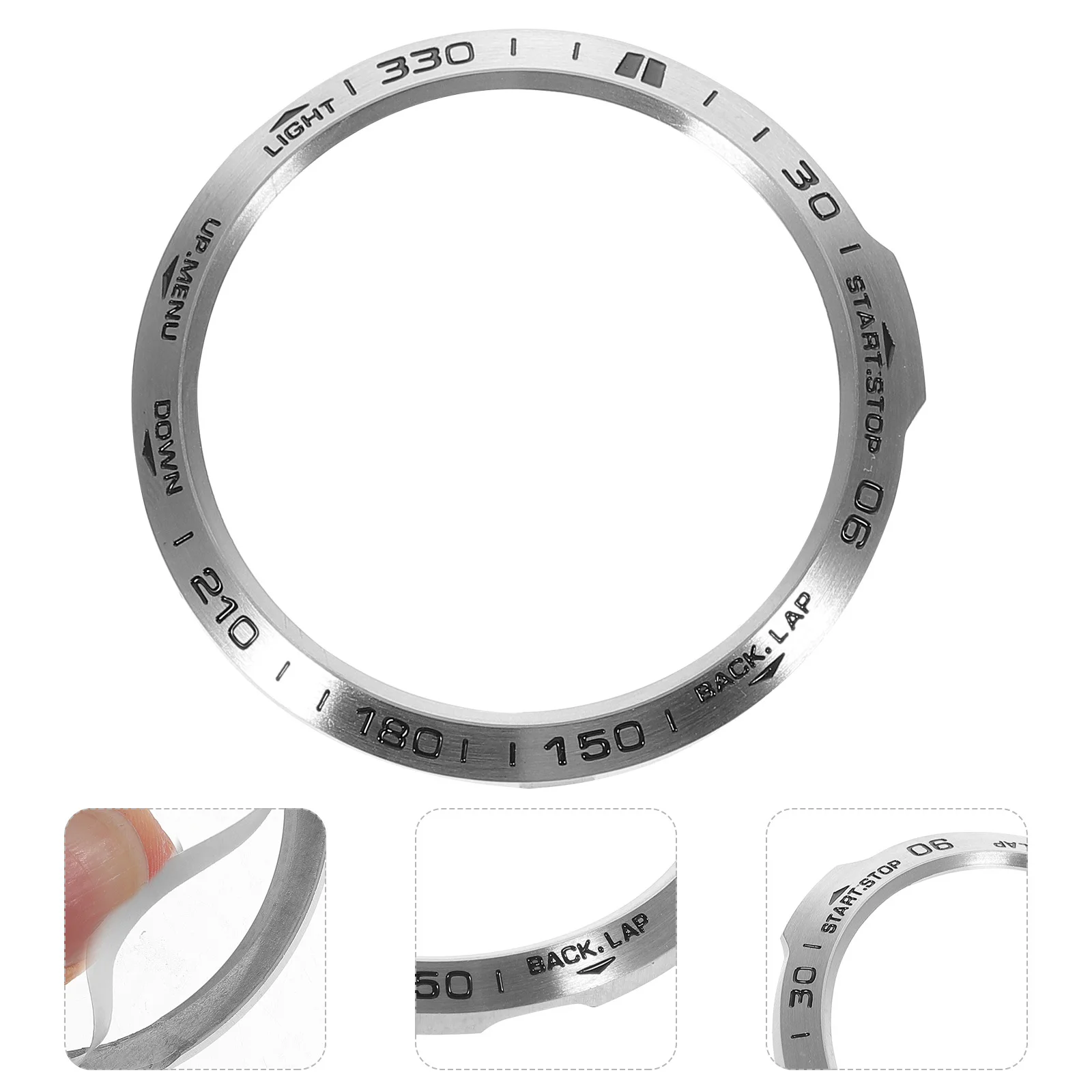 

1 шт., безель для часов из нержавеющей стали, защитный металлический кольцевой чехол, прочный устойчивый к царапинам чехол для Fenix 6x