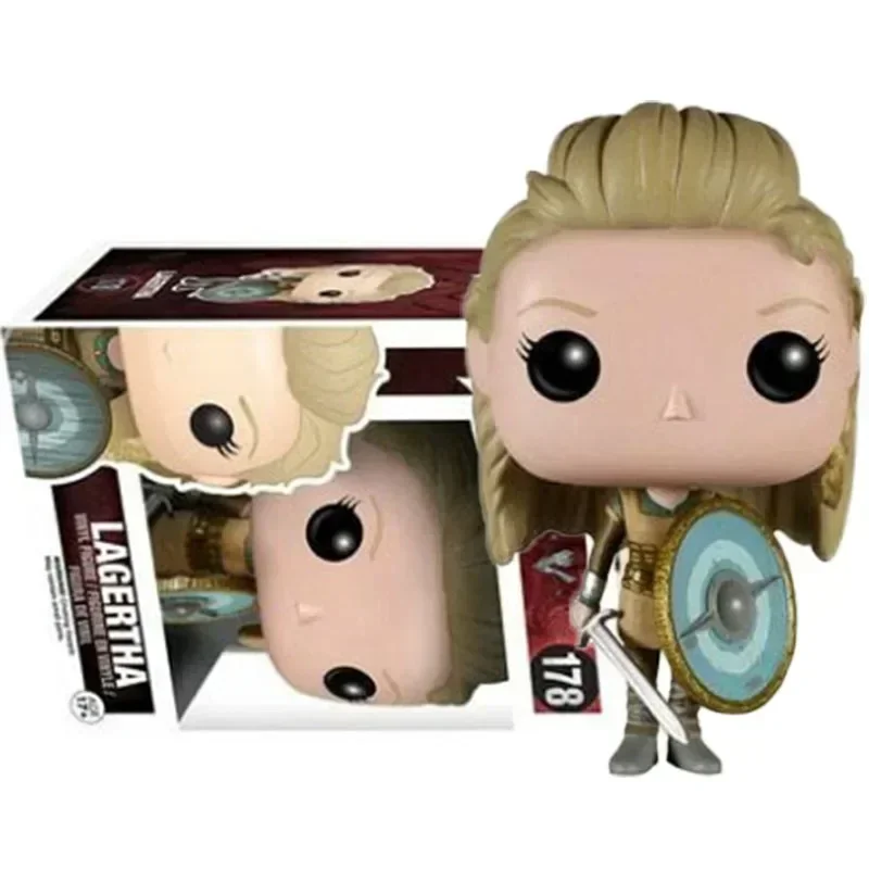 FUNKO POP Television Lagertha 178# Ragnar Lothbrok 177# Vinyl Figure Toys Vinyl Figure Dolls Collection Toys