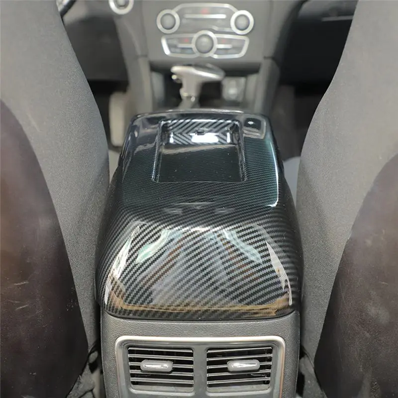 

Excellent-For Dodge 2011-2024 Car Center Console Armrest Cover Trim Interior Accessories Carbon Fiber