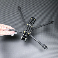 RJXHOBBY Mark5 DC O3 7inch 319mm FPV Racing Freestyle Drone Frame Kit Carbon Fiber 3K Twill matte Frame Quadcopter High Strength