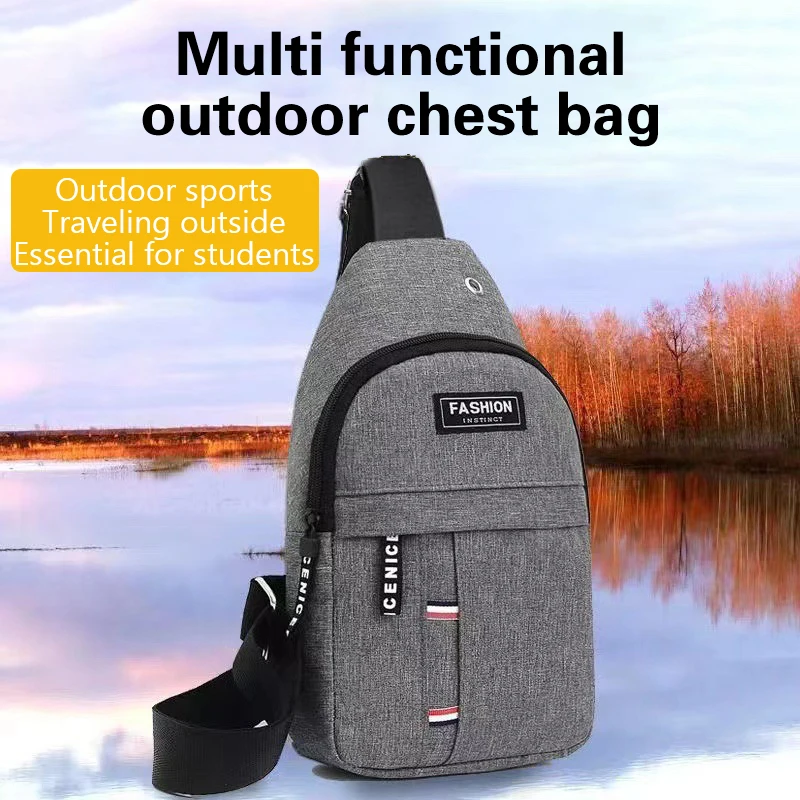 Outdoor Mountaineering Chest Bag Shoulder Slanting Cross Cycling Bag Oxford Cloth Sports Bag