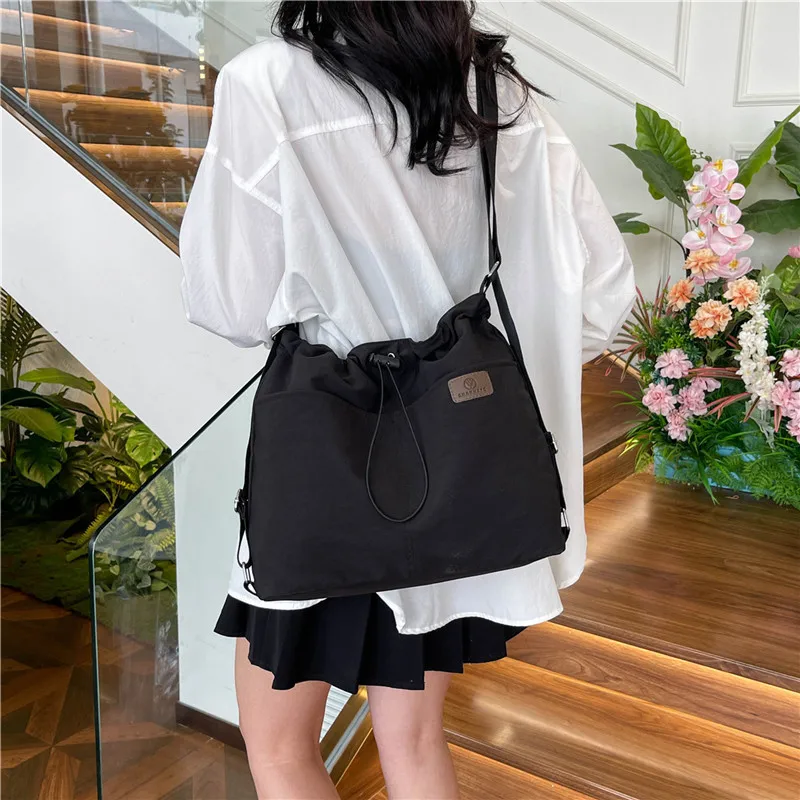 

New Solid Color Strap Bag Women's Vertical Shoulder Messenger Bag Trendy Simple Commute