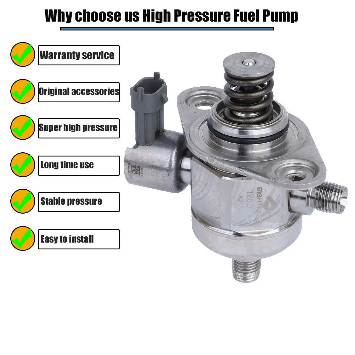 12626234 12614934 High Pressure Fuel Pump For Buick Enclave Chevy Traverse 2009-2017 Cadillac CTS STS 3.6L 2008 2009 2010 2011