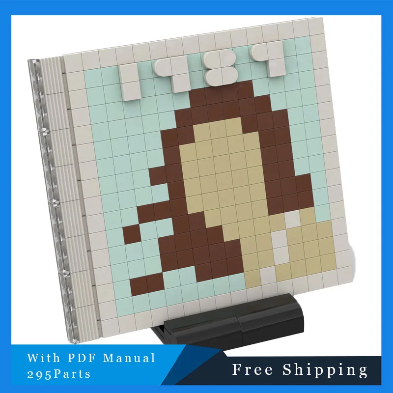 

295 шт., креативная памятная коробка для компакт-дисков, модульные строительные блоки MOC, детские комбинированные наборы, игрушки, подарки на Рождество, день рождения, 2025