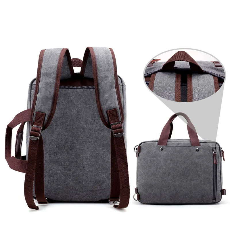 New Men Canvas Briefcase Business Laptop Handbag Large Messenger Shoulder Bag Big Casual Male Tote Back Bags Travel Suitcase