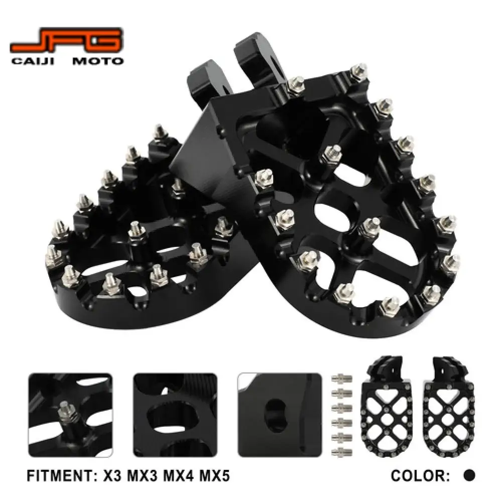 

Aluminium Foot Pegs For Talaria Sting X3 MX3 MX4 MX5 Motorcycles Accessories With Anti-Skid Design Off-Road Street Riding