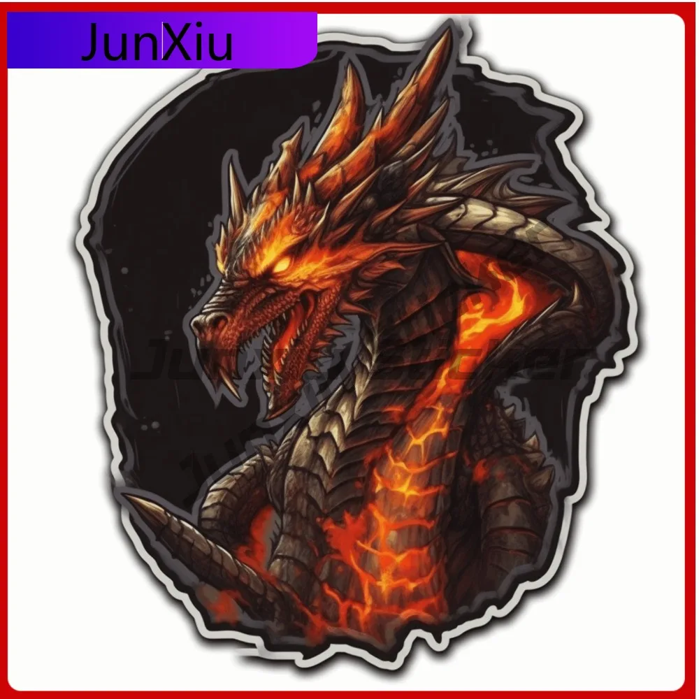 

Dragon Crusader Sticker Folklore Decal for Truck Anime Waterproof Vinyl Accessory Car Laptop Window Bumpe