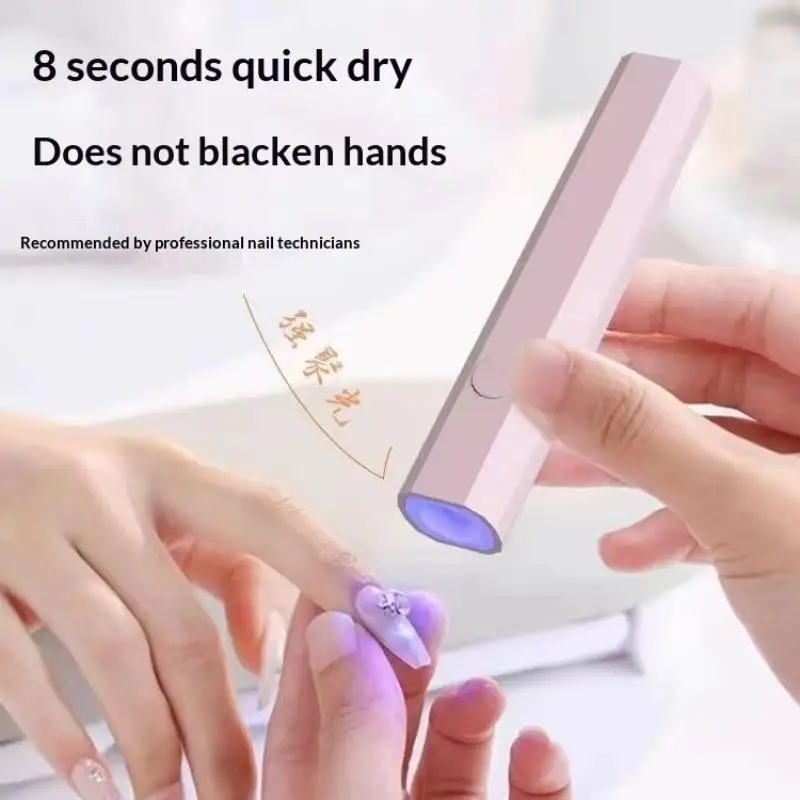 New Portable UV LED Nail Lamp Quick Dry USB Pen Nail Dryer Machine For Gel Polish Home Nail Salon Phototherapy Tools