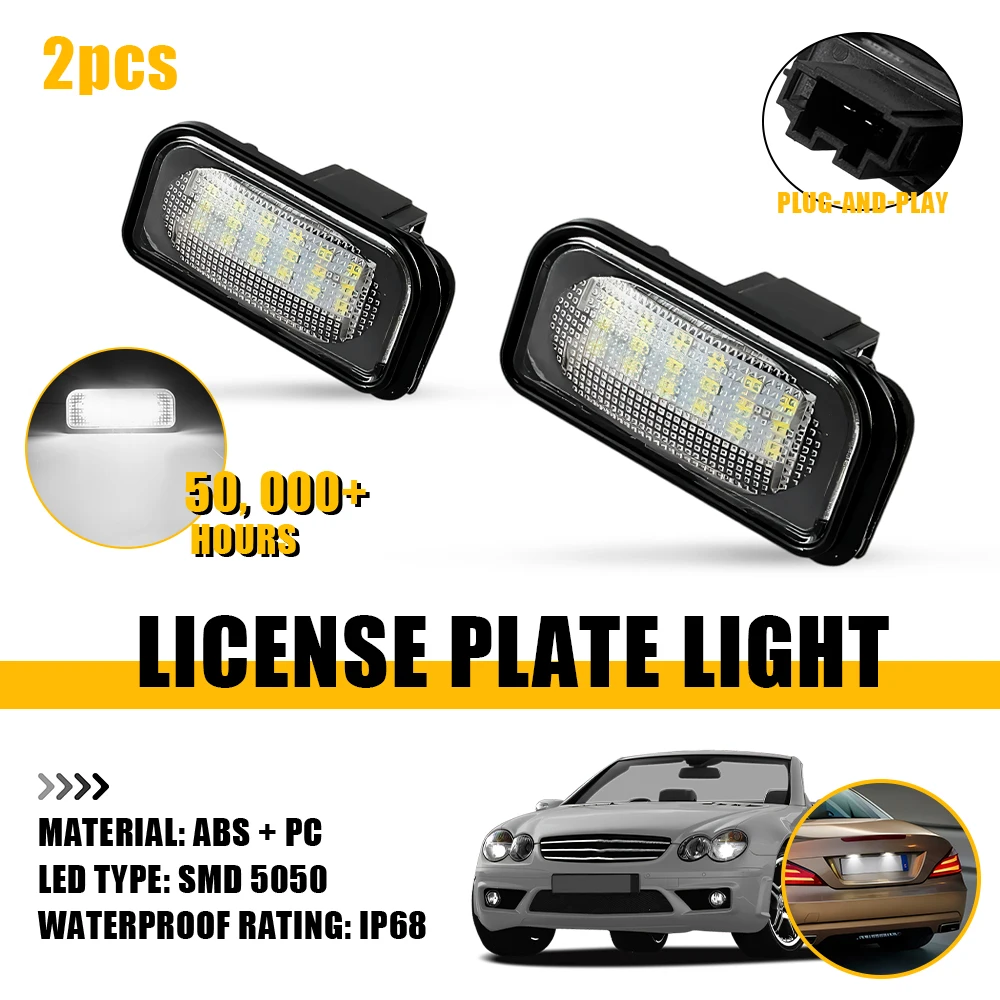 2Pcs/Set Canbus Whi…