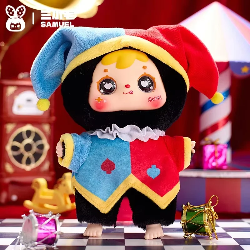 

Authentic Three Little Hair Samuel Circus Night Surprise Tide Play Blind Box Bag Hanging Accessories Cute Small Gifts for Women