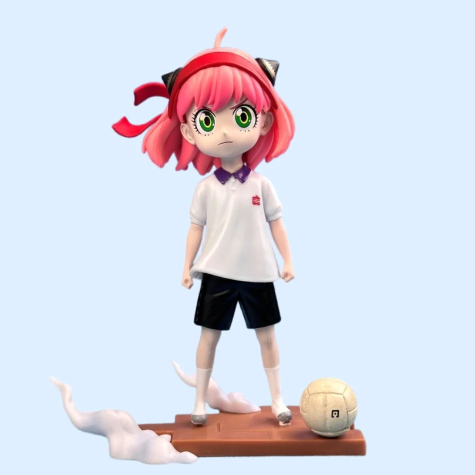 

Новая популярная фигурка Spy X Family Anya Soccer Football, милая аниме-модель, статуя, ПВХ, Коллекционная игрушка, кавайная фигурка, подарки для мальчиков