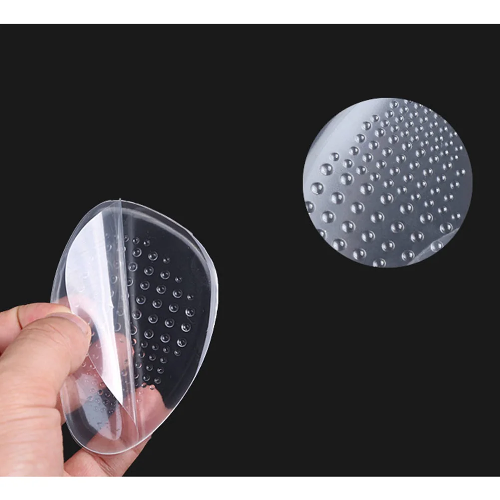 

1Pair Forefoot Gel Pads High Heel Shoe Inserts Ball of Foot Cushions Metatarsal Pain Relief Gel Pad for Shoes Transparent