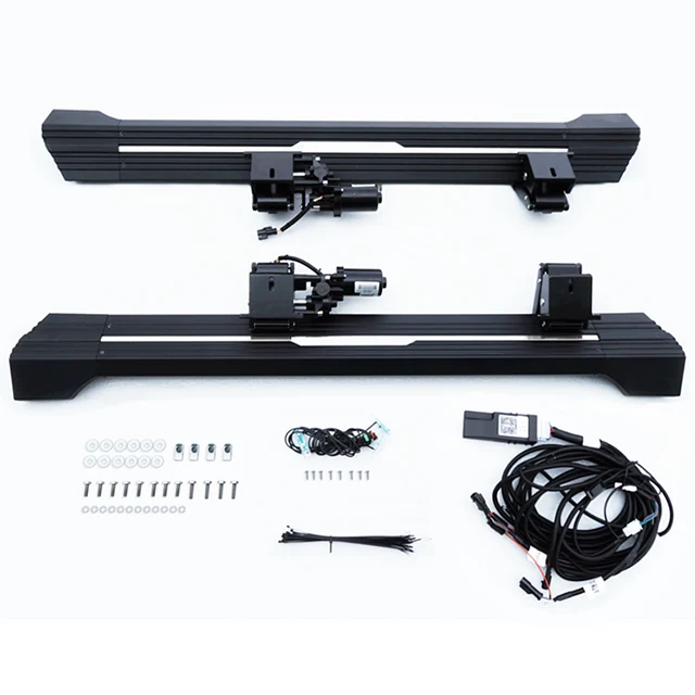 Waterproof motor Aluminum alloy accessories running boards DEPLOYABLE powered step FOR JEEP Wrangler 4 door Electric side 