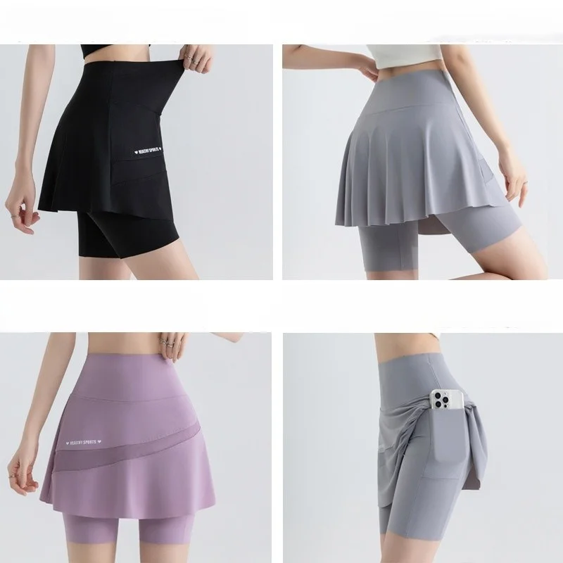 Yoga Shorts Gym Women Detail Running Workout Modal Print Athletic Sport Basic Elastic Light Tight-Fit Slimming Bright Stretchy