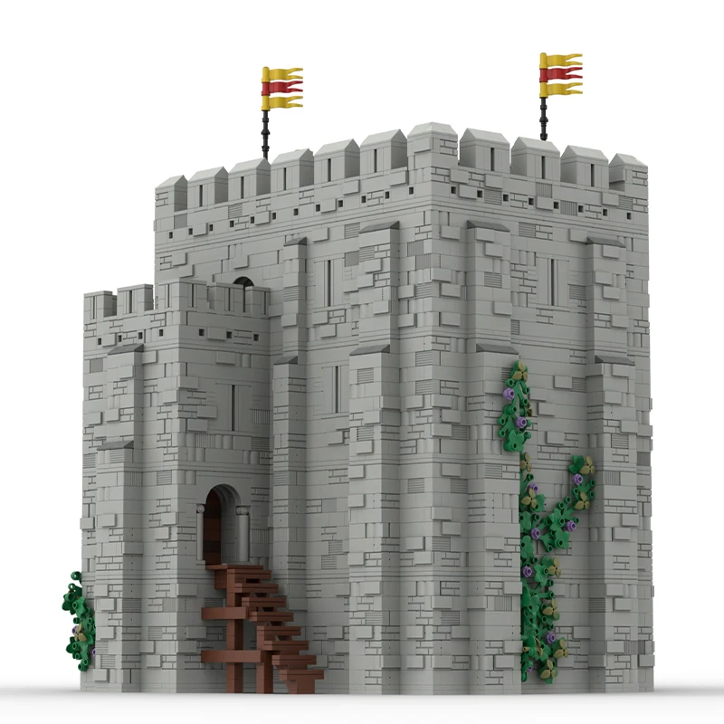 NEW 8984pcs MOC European Medieval Street View Norman buiilding DIY creative ideas Retro child Toy Birthday Gift building blocks