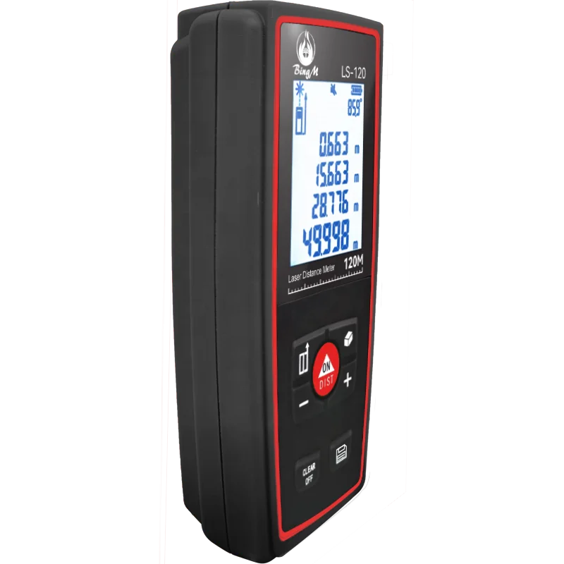 建築設計、道路検査、産業建設現場用途向けのデュアルパワーレーザー測定装置