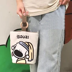 Lunch Bag Cartoon Canvas Lunch Box Picnic Tote Eco Bento Bag Small Handbag Dinner Container Food Storage Bags