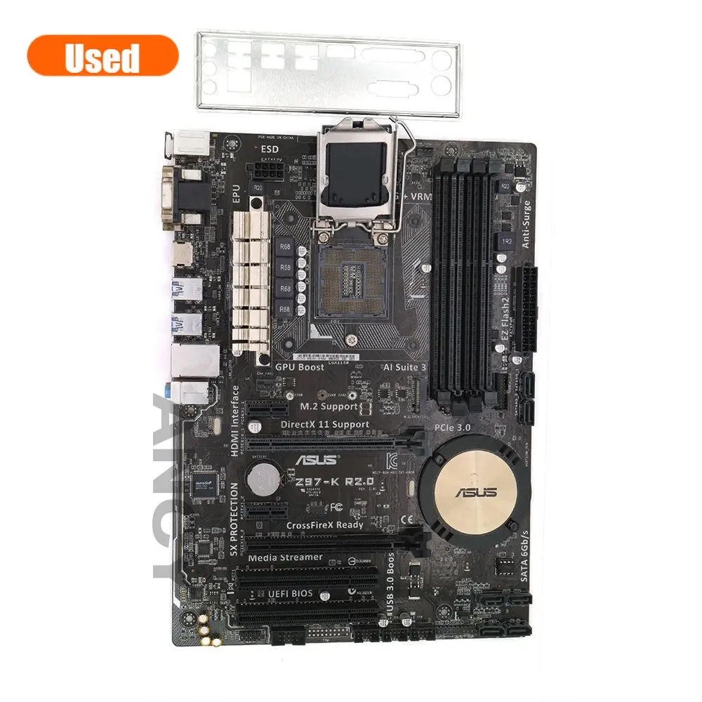 Asus Z97-K R2.0 Desktop Motherboard Z97 Socket LGA 1150 i7 i5 i3 DDR3 32G SATA3 ATX