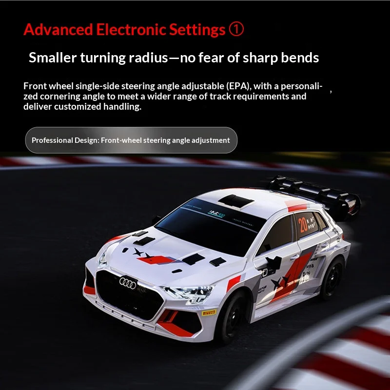 Turbo Racing 1/43 C90 Remote Control Car Model Adjustable Steering Angle Professional Racing Vehicle For Hobby Collectors