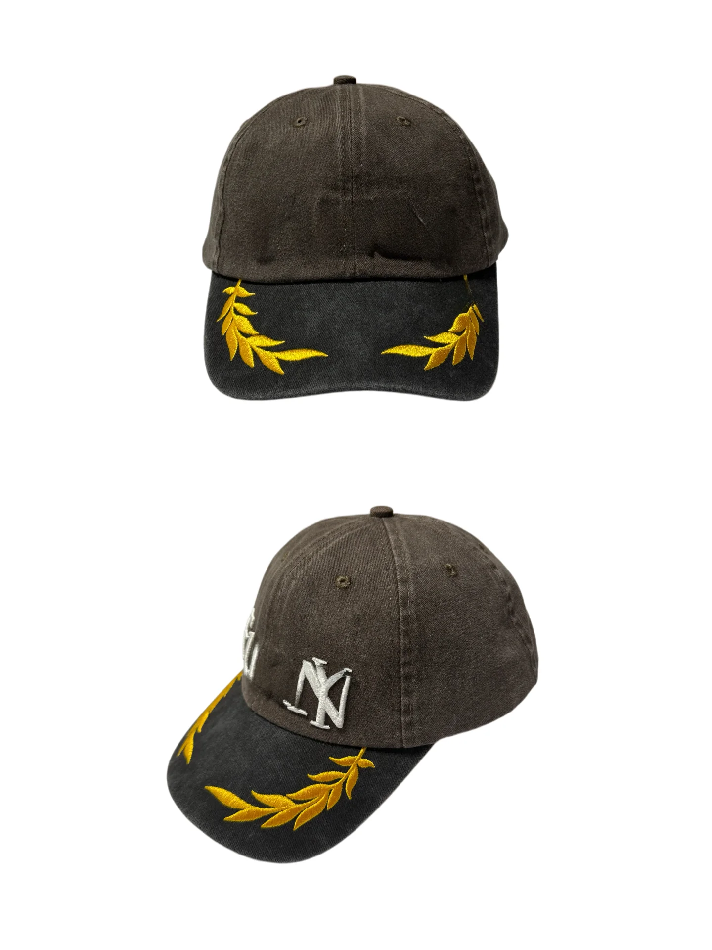 burningrs-ヴィンテージウォッシュドアメリカンストリートスタイル-カップル用ダックビルキャップ-刺繍レタリング入り-面白い帽子-若者向けカジュアルウェア